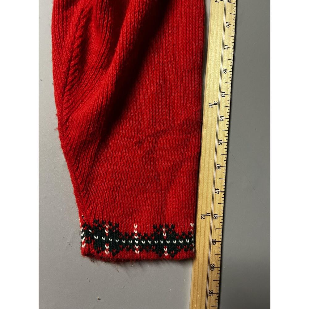 Playclothes Sweater‎ Womens Small Ugly Christmas Cardigan Gingerbread Made USA - Picture 14 of 15